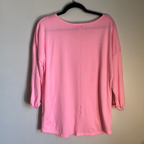 Hot Pink H&M Long Sleeved High Low Shirt! - Picture 5 of 6